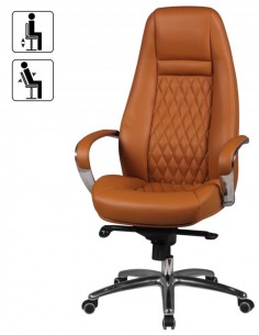 Kontorstol i metal og ægte... 2