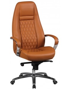 Kontorstol i metal og ægte...