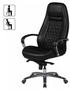 Kontorstol i metal og ægte... 2