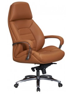 Kontorstol i metal og ægte...