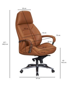 Kontorstol i metal og ægte... 2