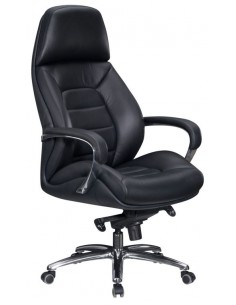 Kontorstol i metal og ægte...