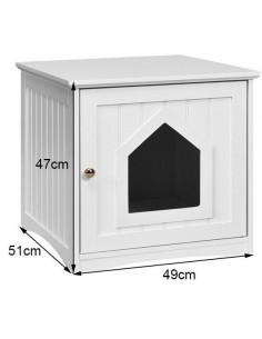 Kattehus i træ H47 x B49 x... 2