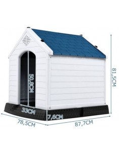 Hundehus i kunststof H81,5... 2