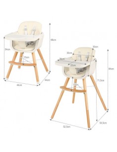 Højdejusterbar højstol i... 2