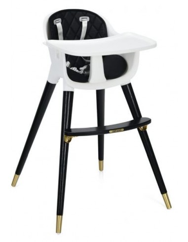 Højdejusterbar højstol i bøgetræ og...