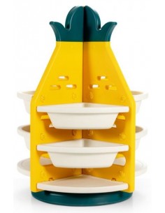 Rotérbar reol med kasser i...