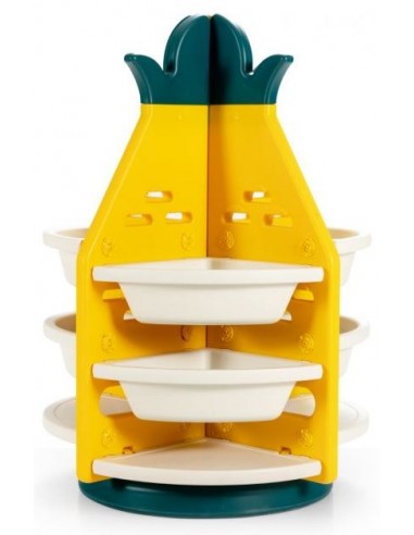 Rotérbar reol med kasser i kunststof...