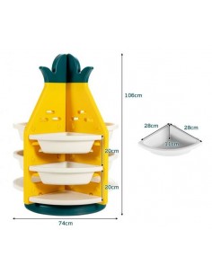 Rotérbar reol med kasser i... 2