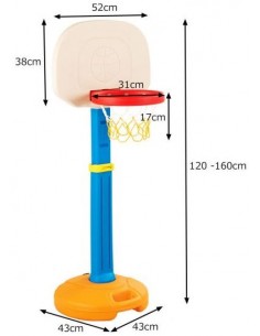 Højdejusterbart basketball... 2