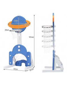 Højdejusterbart basketball... 2