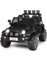 Jeep Elbil til 2 børn 12V L123 cm - Sort