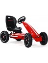 Gokart i metal og polycarbonat L114,5 cm - Rød