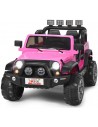 Jeep Elbil til 2 børn 12V L123 cm - Rosa