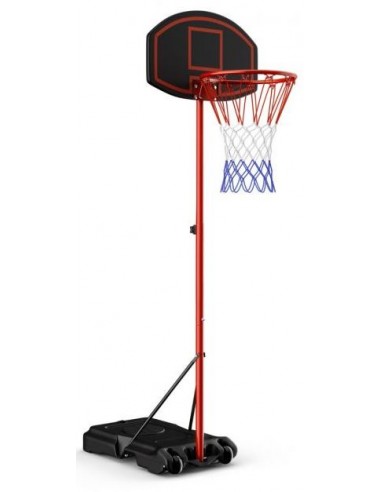 Højdejusterbart basketball mål H197 -...