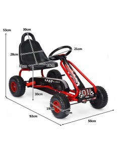 Gokart i metal og kunststof... 2