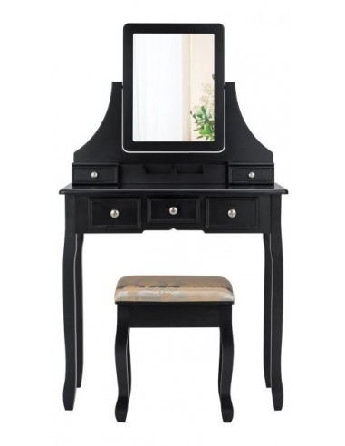 Sminkebord med spejl i træ og mdf...