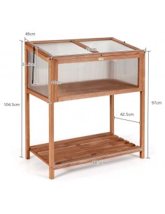 Mini drivhus højbed i... 2