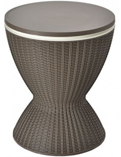 Havebord i polyrattan og...