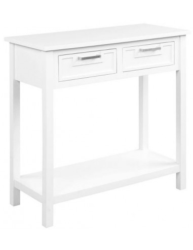 Konsolbord i mdf og akacietræ 80,5 x...