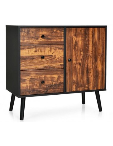 Sideboard i møbelplade og metal H76,5...