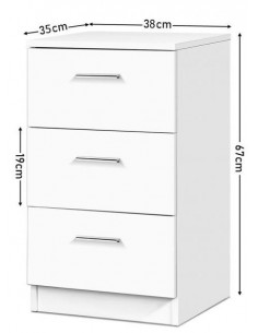 Kommode i møbelplade H67 x... 2