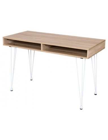 Skrivebord i metal og møbelplade H76...