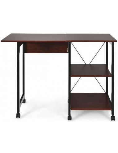 Skrivebord i metal og mdf 49 - 107,5...