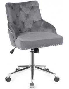 Kontorstol i velour H84 -...