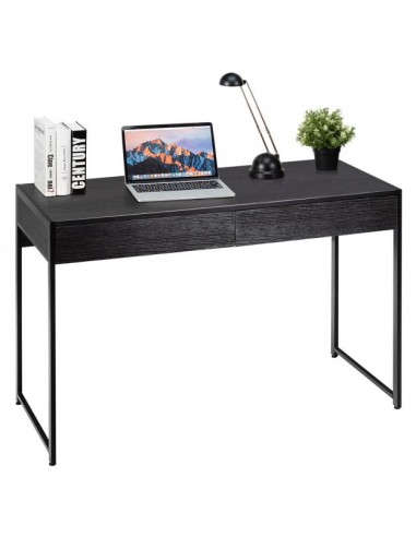 Skrivebord i metal og møbelplade H76...