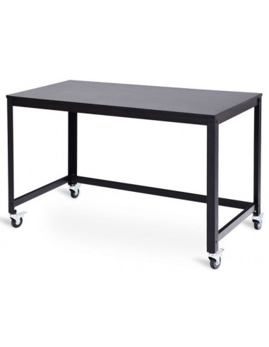 Skrivebord på hjul i metal og...