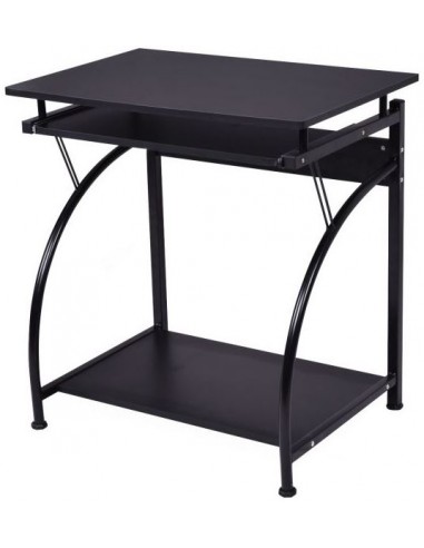 Skrivebord i metal og møbelplade H75...