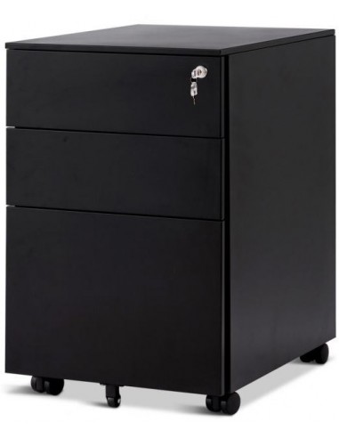 Skuffesektion i metal H60 x B39 cm -...