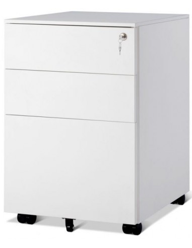 Skuffesektion i metal H60 x B39 cm -...