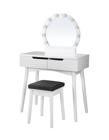 Sminkebord med spejl i mdf og træ...