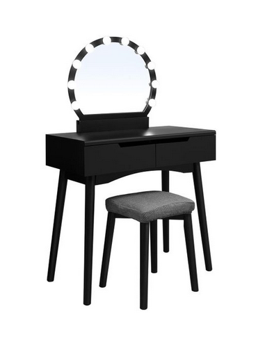 Sminkebord med spejl i mdf og træ...