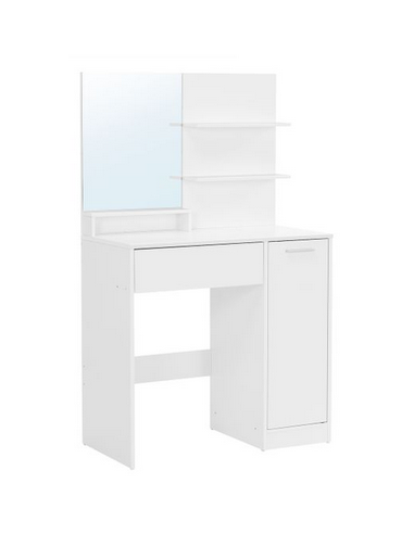 Sminkebord med spejl i møbelplade...