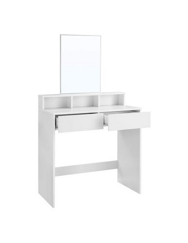 Sminkebord med spejl i møbelplade...