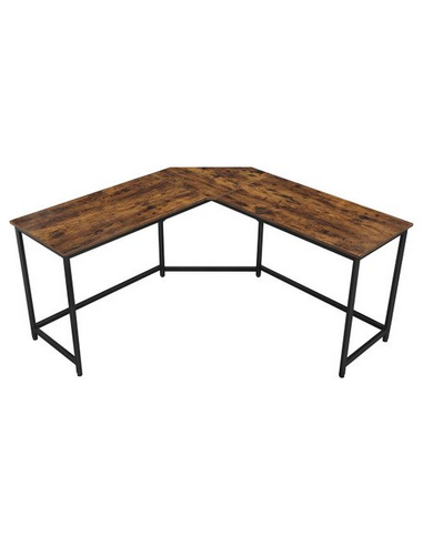 Hjørneskrivebord i metal og...