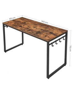 Skrivebord i metal og... 2