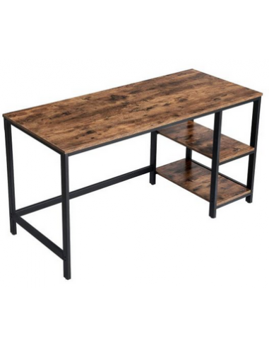 Skrivebord i metal og møbelplade H75...