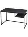 Skrivebord i metal og møbelplade H75 x B120 x D60 cm - Sort