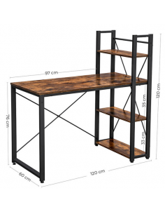 Skrivebord i metal og... 2