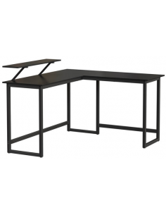 Hjørneskrivebord i metal og...