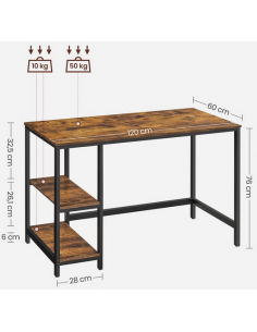 Skrivebord i metal og... 2