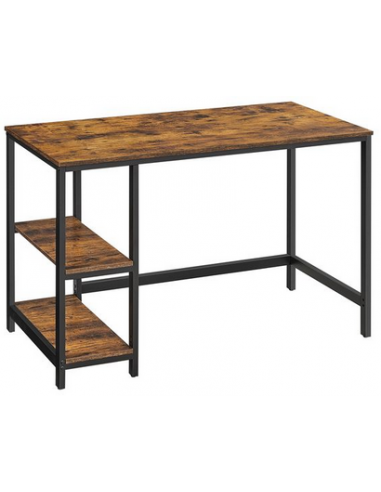 Skrivebord i metal og møbelplade H76...