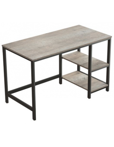 Skrivebord i metal og møbelplade H76...