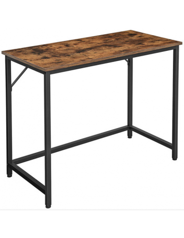 Skrivebord i metal og møbelplade H75...