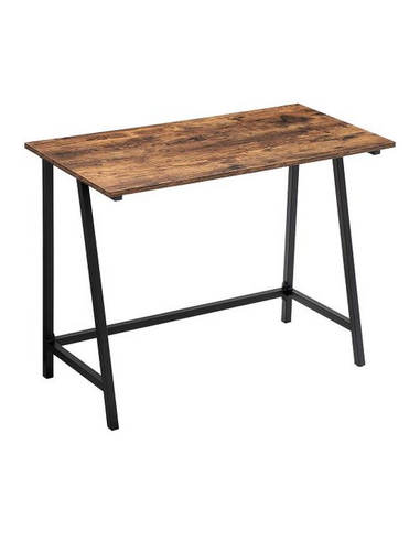 Skrivebord i metal og møbelplade H75...