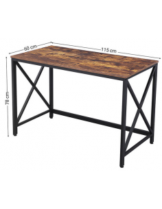 Skrivebord i metal og... 2